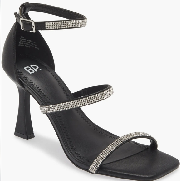 Nordstrom Rack Shoes - Nordstrom Rack BP. Jessa Ankle Strap Sandal Size 8.0 Rhinestones NWT